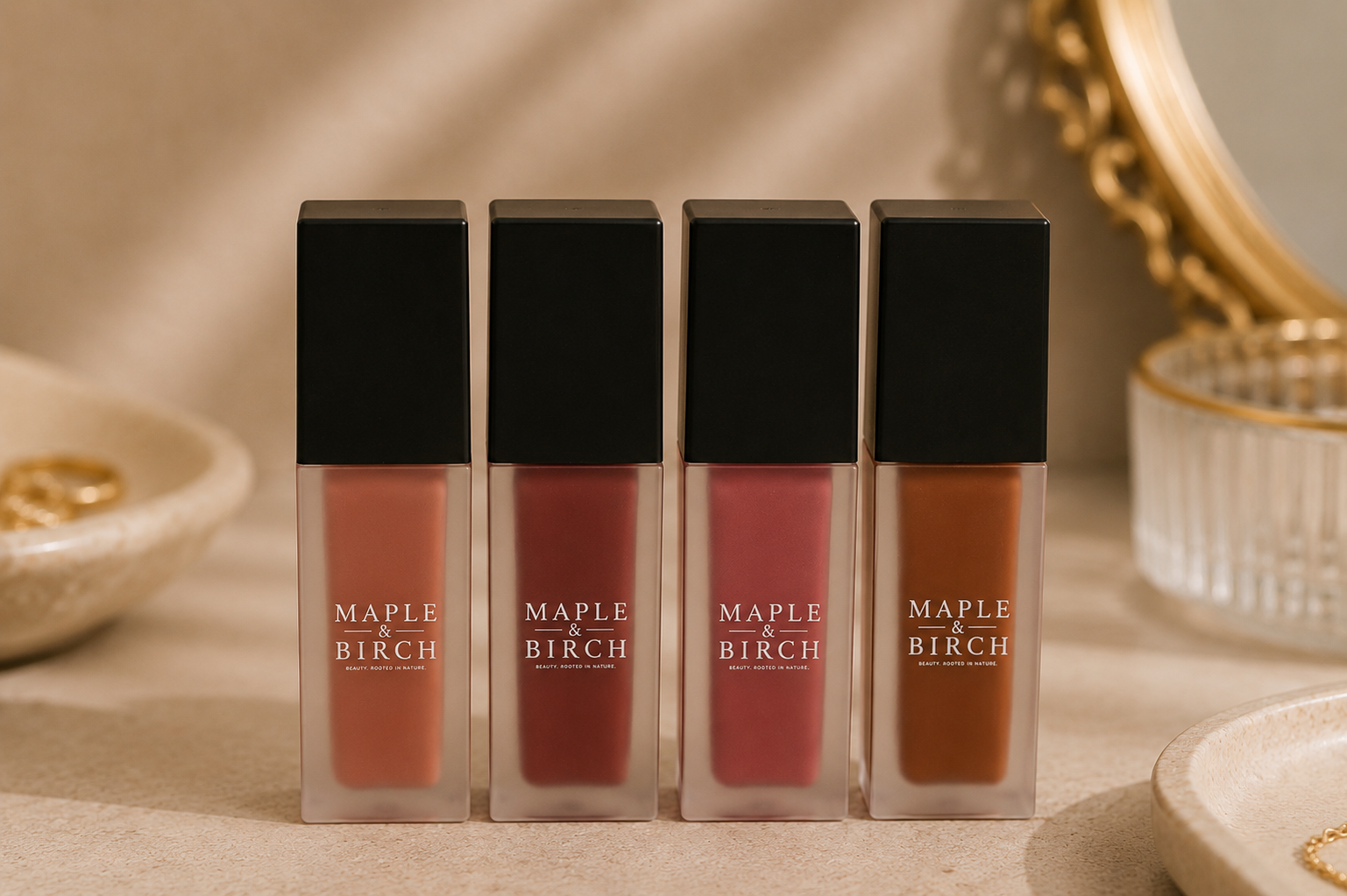 salt & silk | lip stain collection